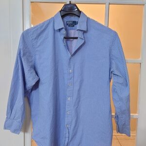 Ralph Lauren Blue Gingham Casual Shirt